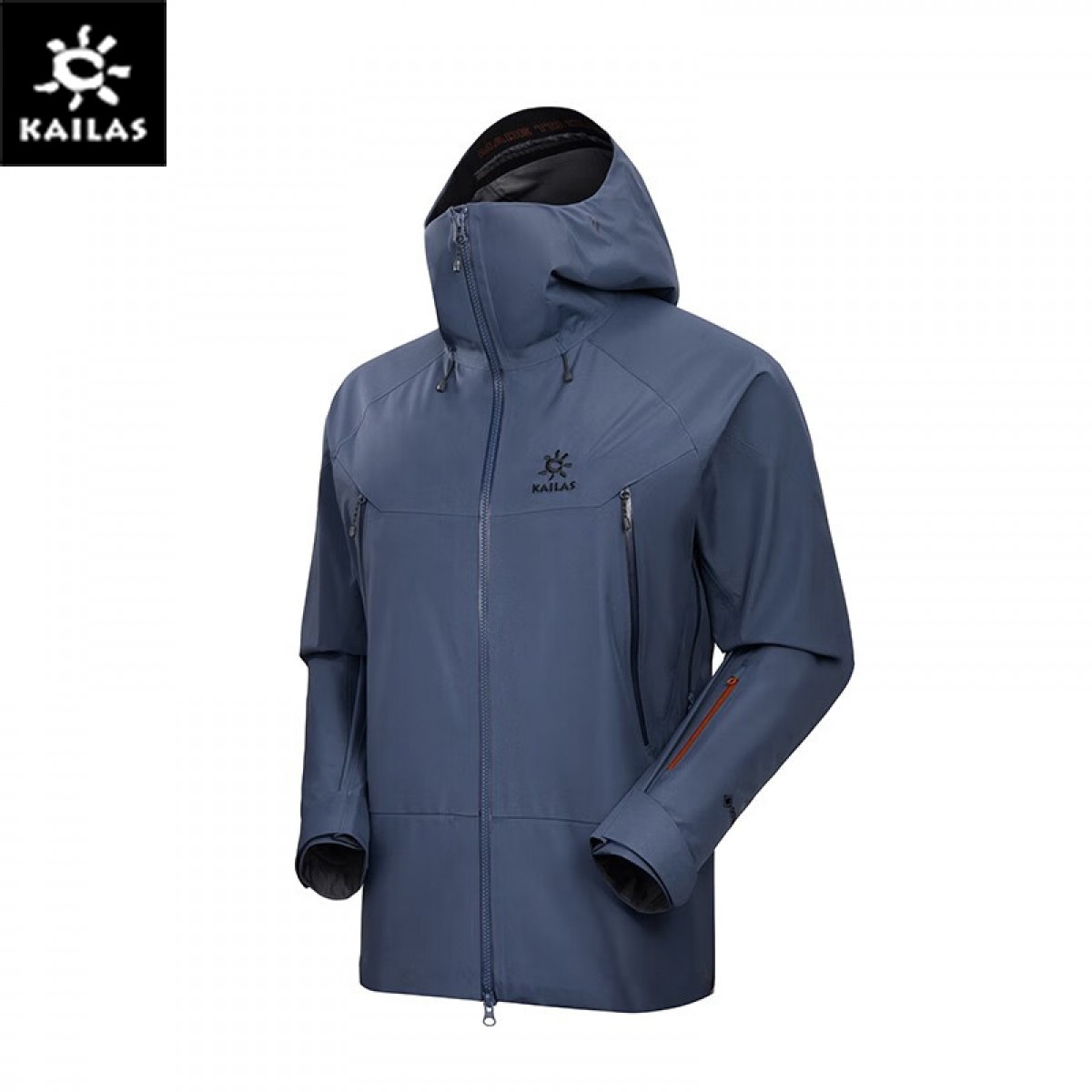KAILAS凯乐石MONT-X全天候硬壳冲锋衣GTX 3L暴雨防水专业登山服 男女 KG2331111 岩石灰 （尺码XS/S/M/L） 单位：件