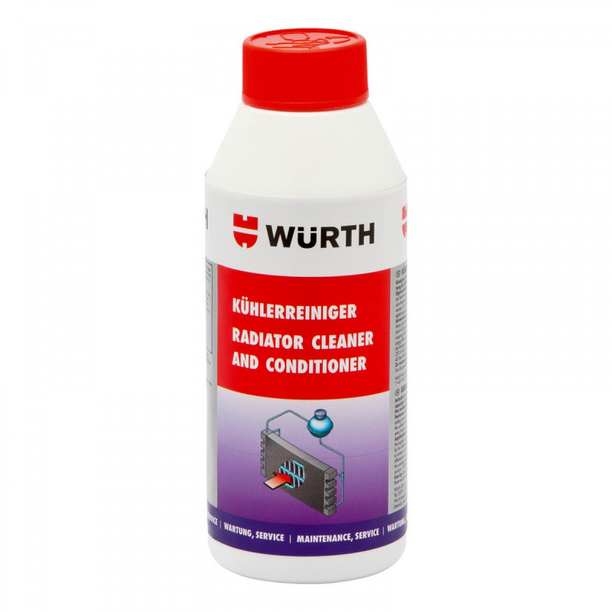 伍尔特（WURTH）5861510250 水箱清洗养护剂-250ML 单位：瓶