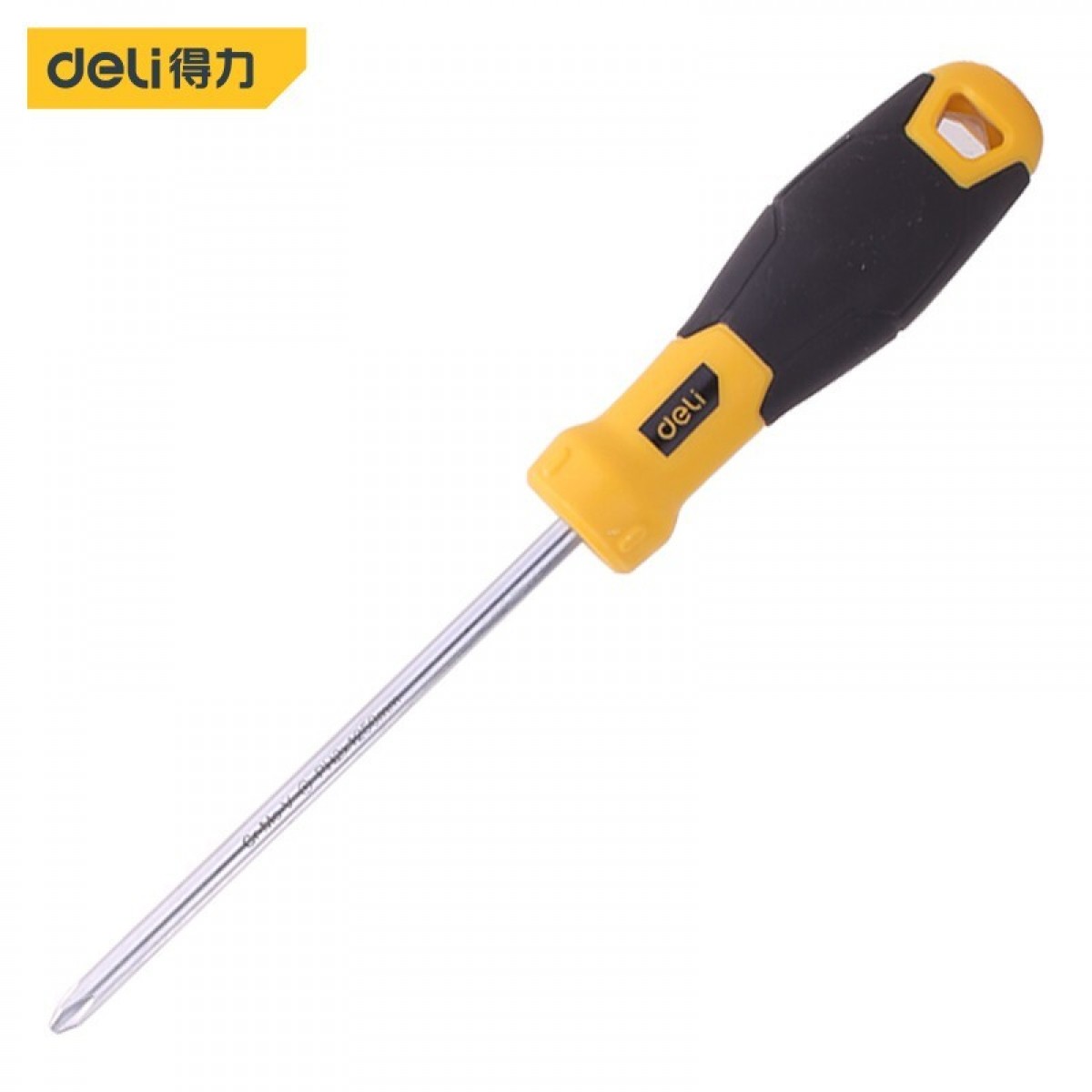 得力（deli）鱼雷柄十字螺丝批螺丝刀改锥起子PH1x75mm DL635075 单位：把