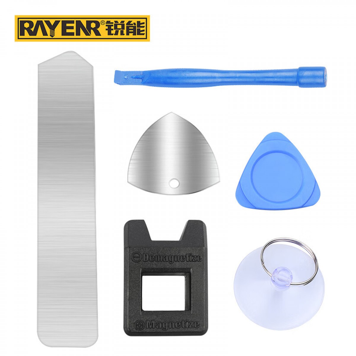 锐能 螺丝刀加磁器 消磁器 充磁器 手机撬棒 吸盘 拨片6件套 NR0044 单位：套