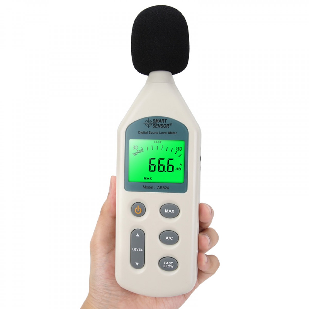希玛 AR824 噪音计 高精度分贝仪测试仪工业噪声检测仪 AC加权声级计 单位：个