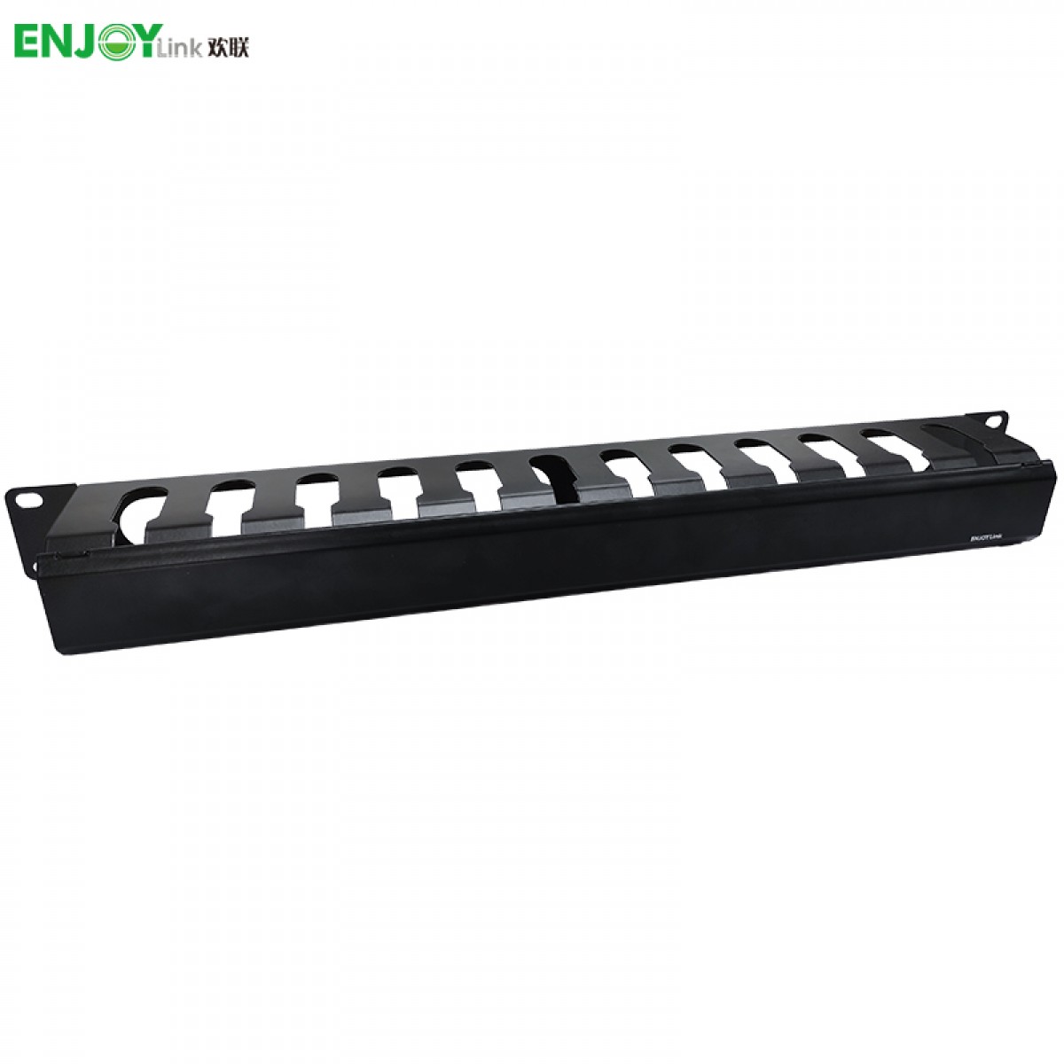 欢联（ENJOYLINK） 网络理线器（金属） 黑色 （单位：个） HPM2122-E