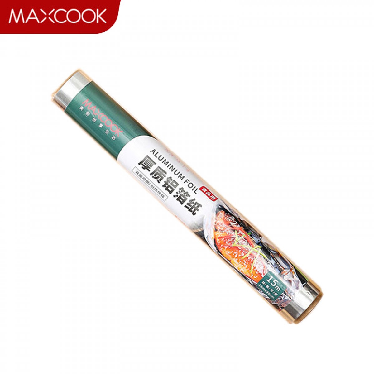 美厨（maxcook）铝箔锡纸卷 加厚空气炸锅纸烧烤烘焙一次性锡纸30cm*15m MCFT8658 单位：卷