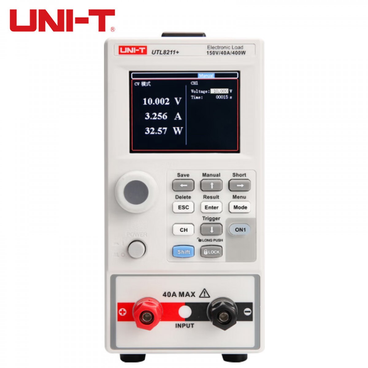 优利德（UNI-T）UTL8211+ 直流电子负载高精度电池容量电源检测仪电流测试仪40A 单位：个