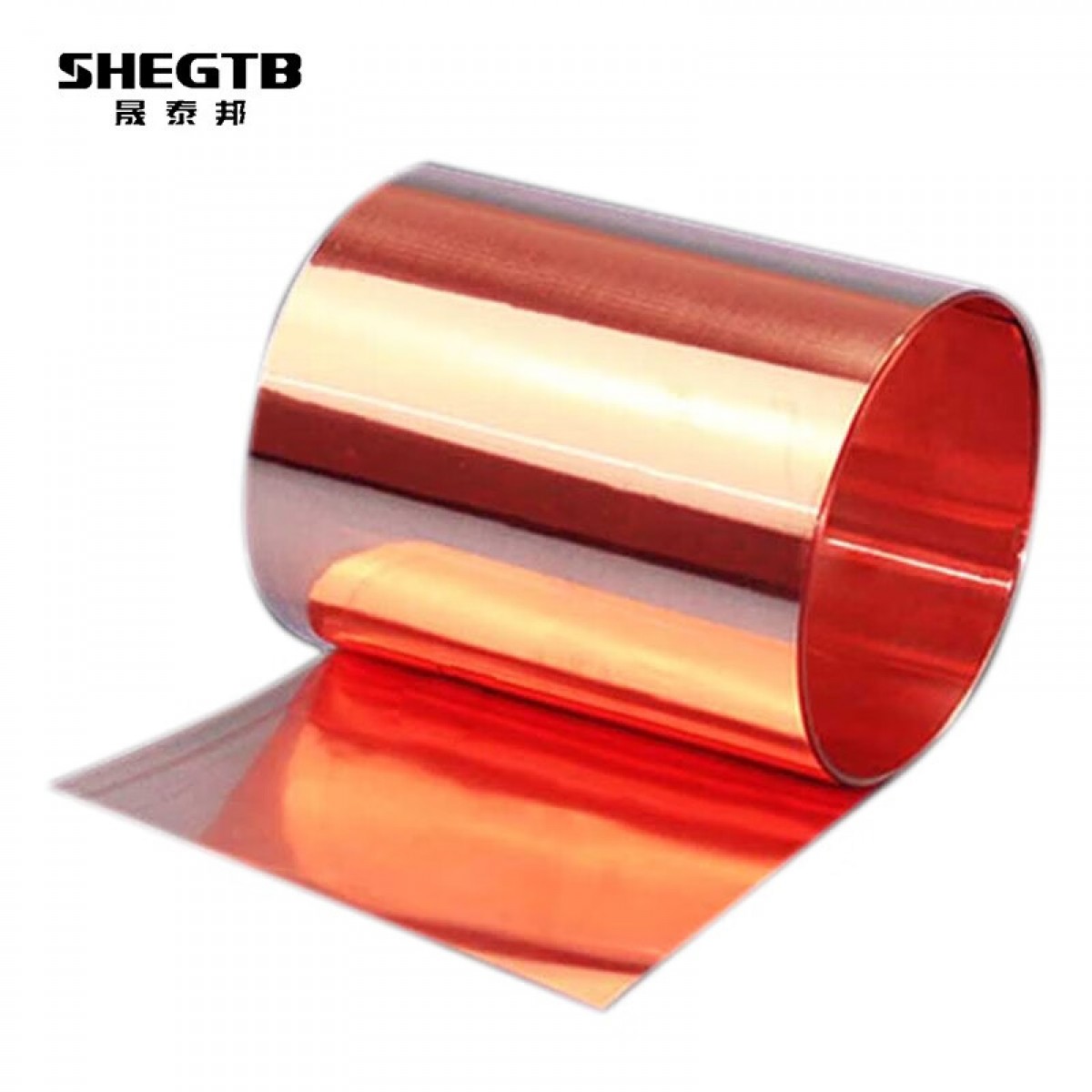 晟泰邦 薄铜片 紫铜片 0.1 0.15 0.2 0.3 0.5 mm 零切 0.1*150*150mm 尺寸定制 单位：卷