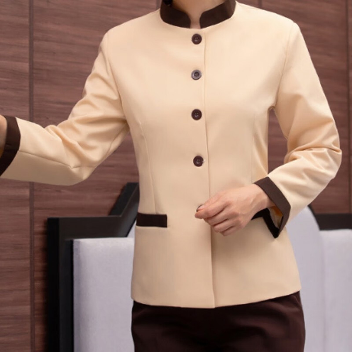 晟泰邦 酒店保洁服套装男女家政物业清洁员阿姨工作服酒店宾馆客房服务员 长袖（多色可选 L-5XL码 下单备注 ） 单位：件