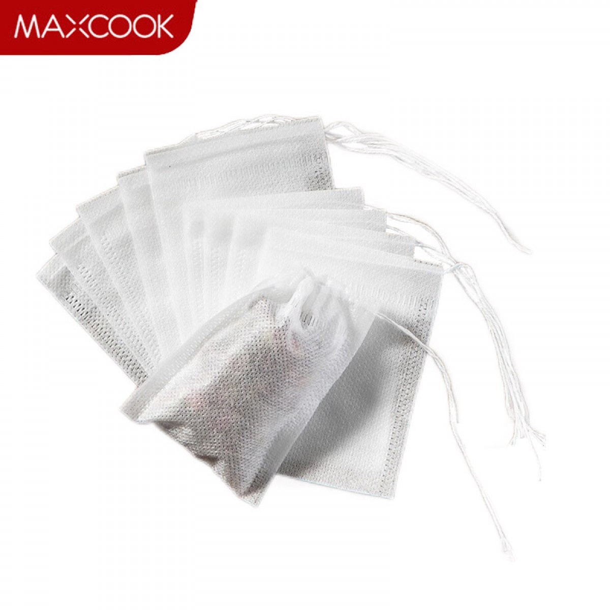 美厨（maxcook）煲汤隔渣袋 中药调料包无纺布一次性过滤包 60只小号 MCPJ186 单位：组