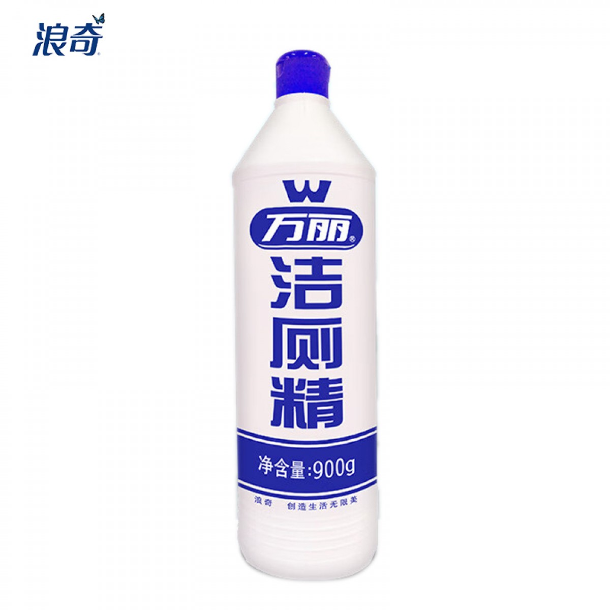 浪奇万丽除菌洁厕剂洁厕灵洁厕宝900g*18瓶整箱实惠装厕所马桶清洁液 单位：箱