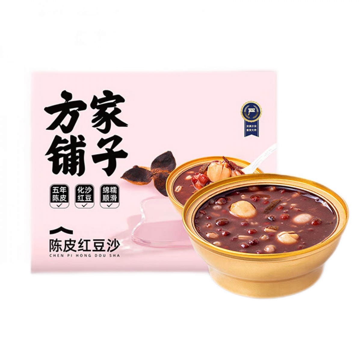 方家铺子 陈皮莲子红豆沙175g*6碗装 七夕节礼物 免煮即食营养代餐速食粥 广式甜品糖水 送礼礼盒 单位：盒