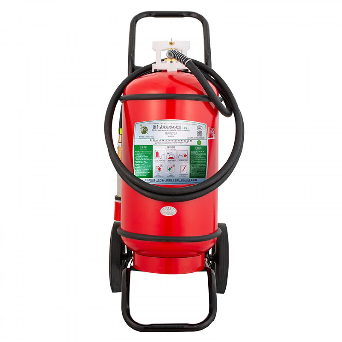 神龙推车式水基型（水雾）灭火器35升车载家用商用灭火器35L MSWTZ/35 单位：具
