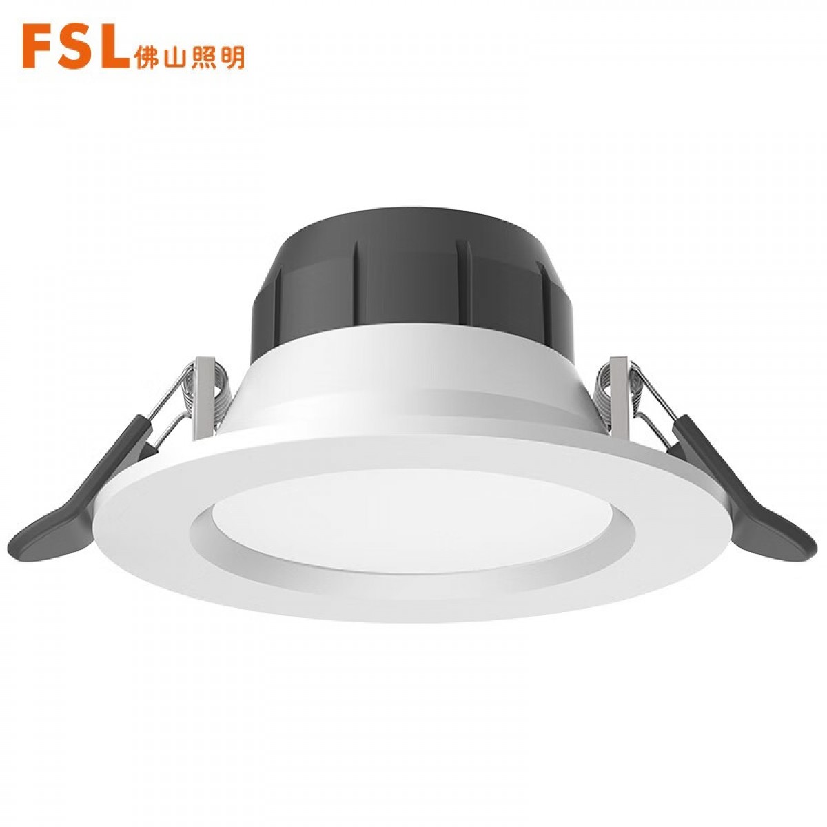 FSL佛山照明LED微波感应筒灯铝材天花灯过道灯5.5W超炫75-95mm白光 单位：个