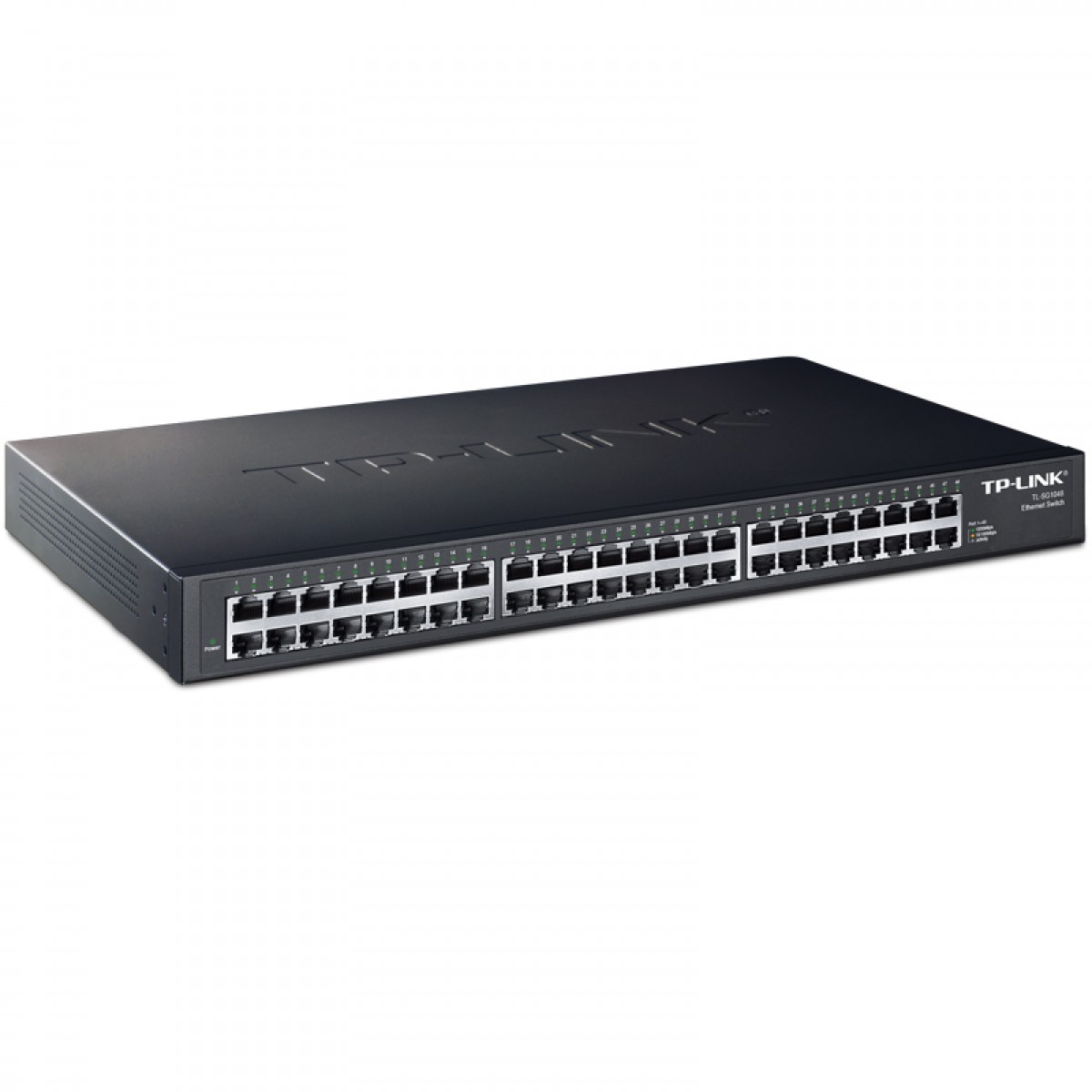 普联（TP-LINK）48口全千兆非网管交换机 企业级交换器 监控网络网线分线器 分流器 TL-SG1048 单位：台