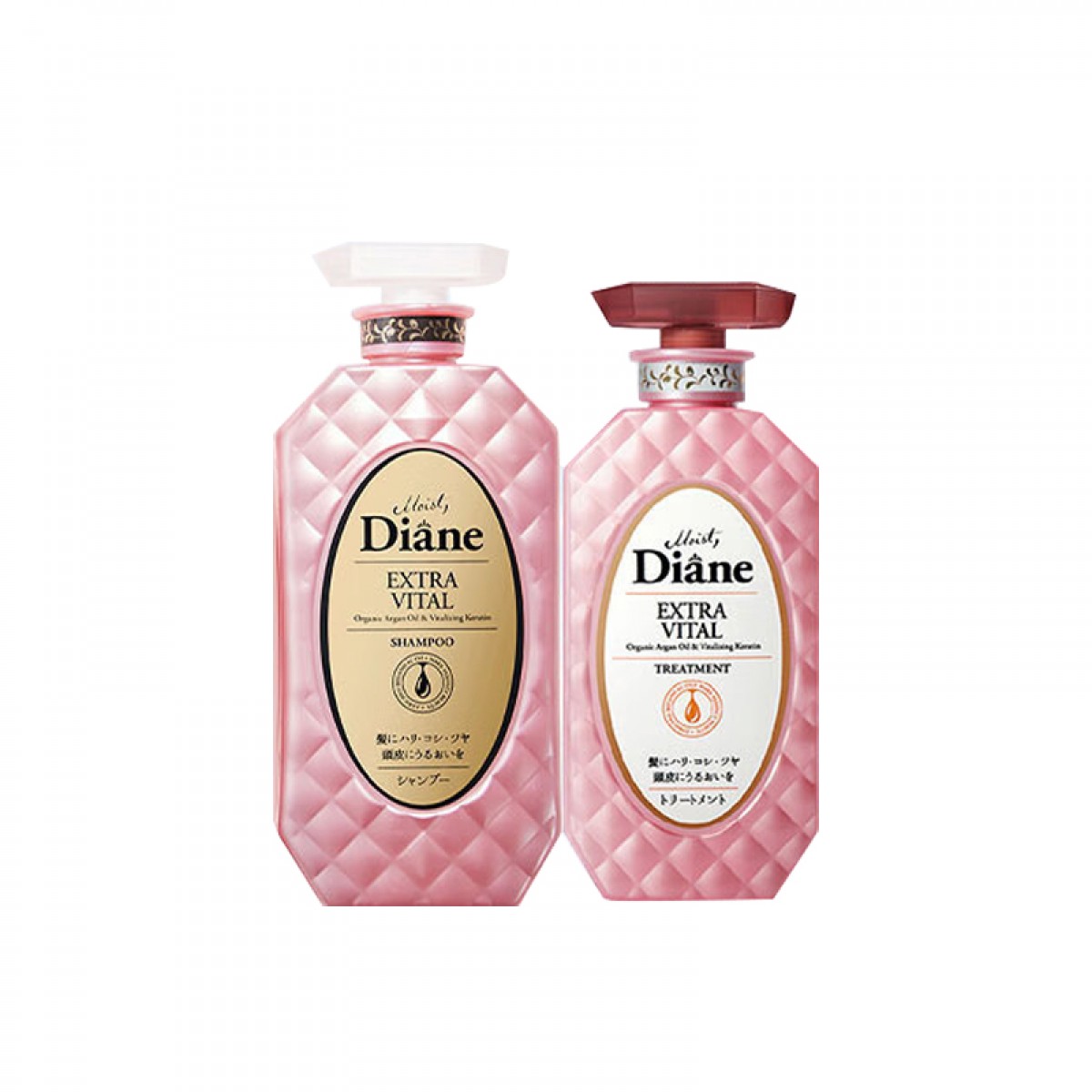 黛丝恩（Moist Diane）致美摩洛哥油强韧发丝头皮赋活洗护套装（洗700ml+护450ml） 单位：套