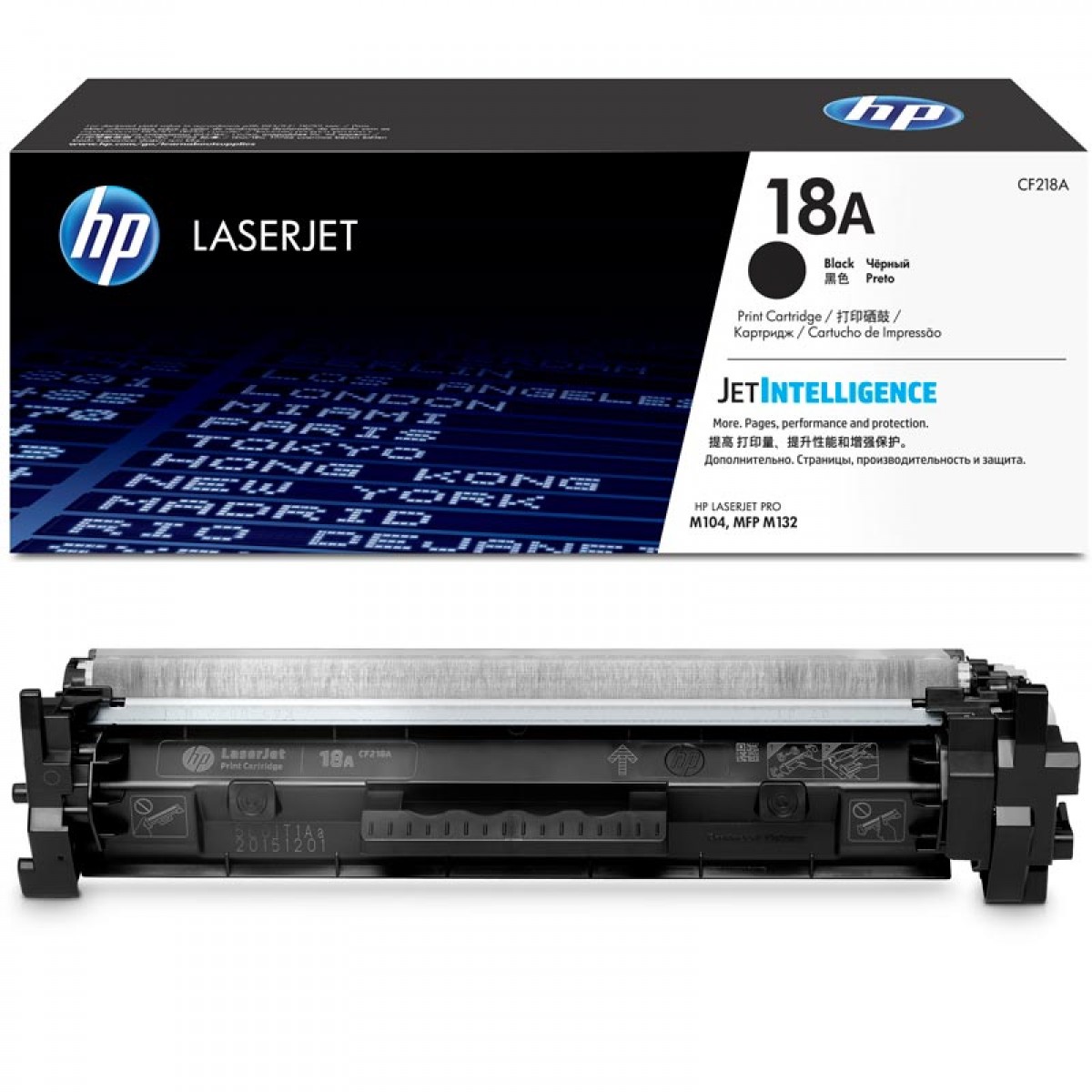 惠普（HP）CF218A/18A原装黑色硒鼓 适用hp M104a/w M132a/nw/fn/fp/fw 打印机硒鼓 单位：支