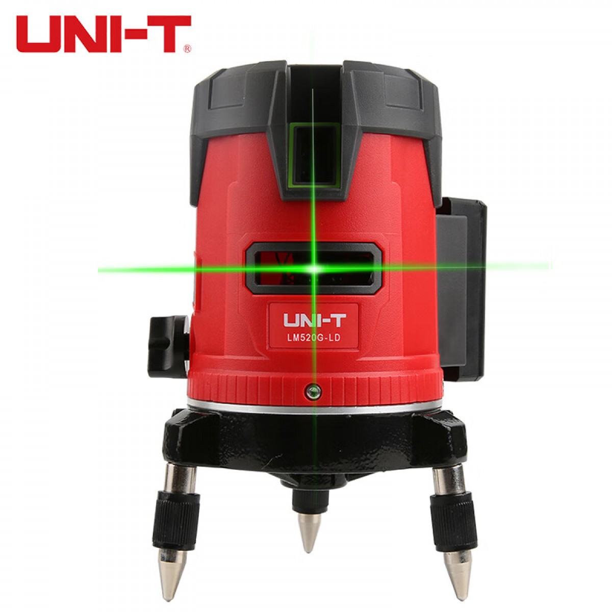 优利德（UNI-T）红外线水平仪绿光高精度强光贴墙投线仪激光水平尺2线LM520G-LD 单位：个