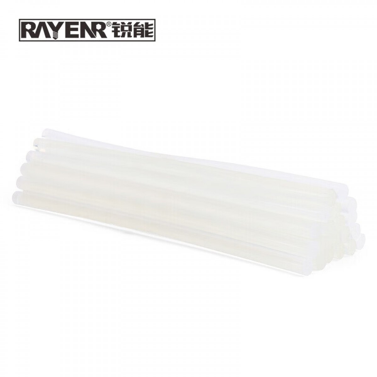 锐能 热熔胶枪高粘性热熔胶枪胶棒胶条透明20支装7mm*150mm 635902 单位：套