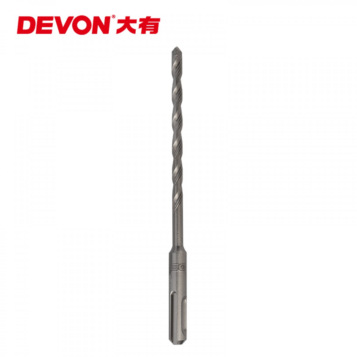 大有（Devon）电锤钻头冲击钻钻头圆柄两坑两槽穿墙水泥混凝土建工钻头  6x160 单位：个