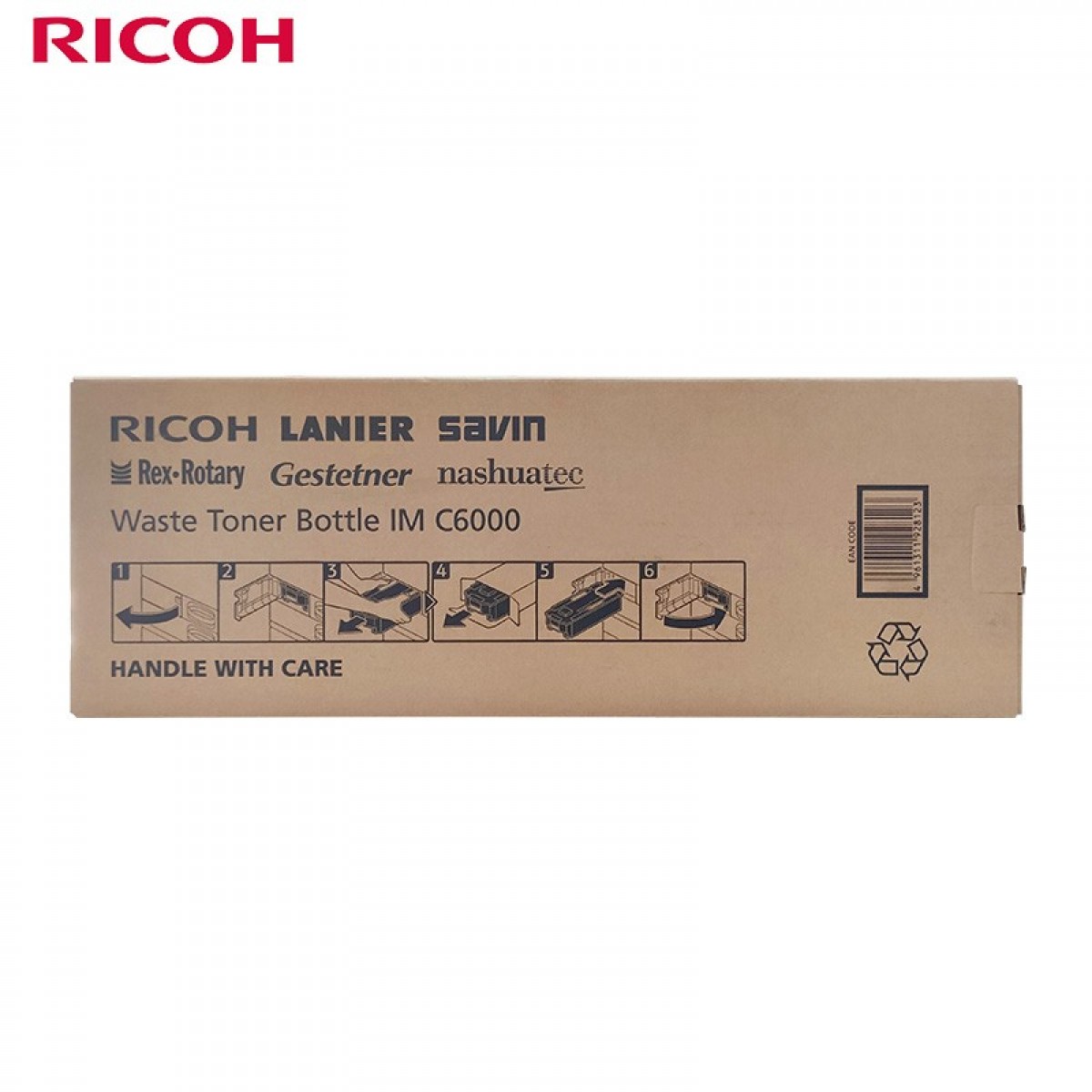 理光（Ricoh）IM C6000型 废粉盒（适用于IM C2000/C2500/C3000/C3500/C4500/C6000） 单位：个