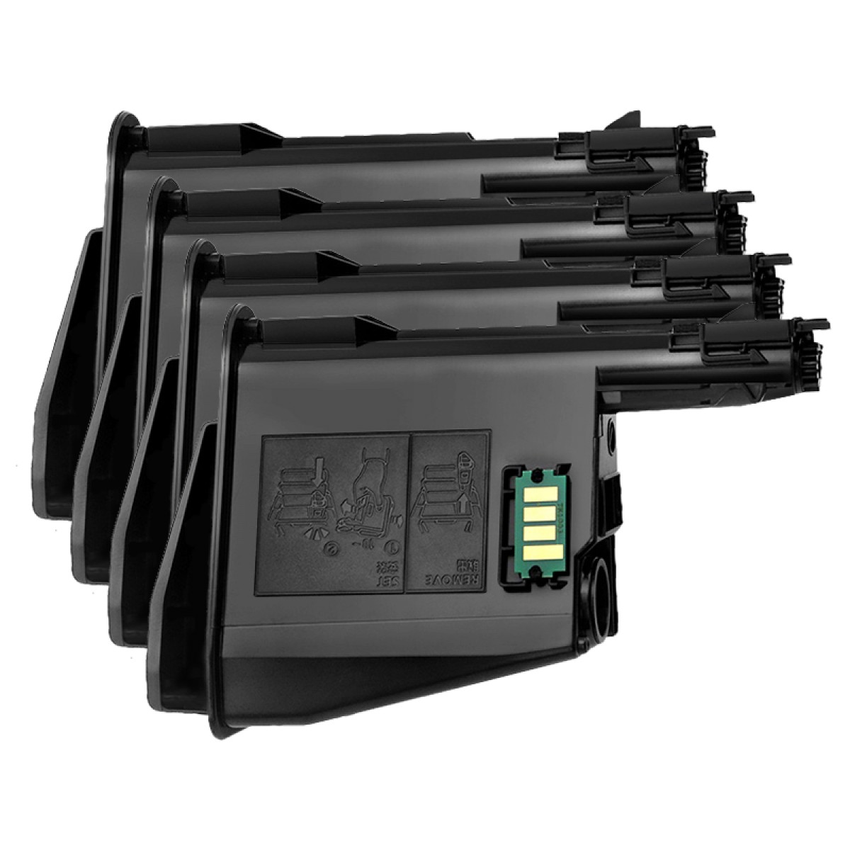 京呈TK1113适用京瓷粉盒FS-1025/1040/1020/1120MFP墨盒打印机1520硒鼓 TK1113墨粉盒4支装（标准装共320g粉） 单位：组