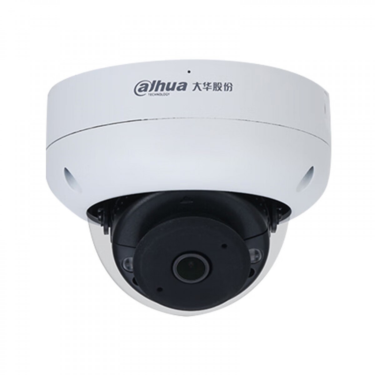 大华（dahua）监控摄像头 400万超广角防暴半球 180度室外防水带录音摄像机 POE供电 DH-IPC-HDBW4443R-AS-P 单位：个