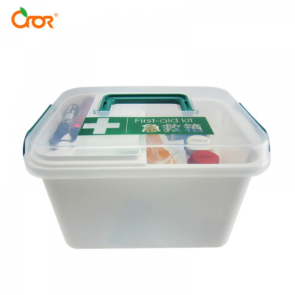 科洛（CROR）JE-S-016A 医药箱急救箱塑料药箱医疗应急箱套装 支持定制 单位：个