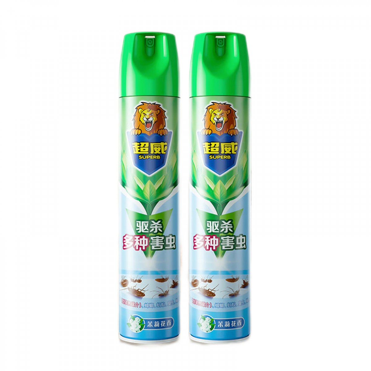 超威 杀虫剂喷雾蟑螂药蚂蚁药跳蚤苍蝇药臭虫药500ml*2茉莉花香 单位：组
