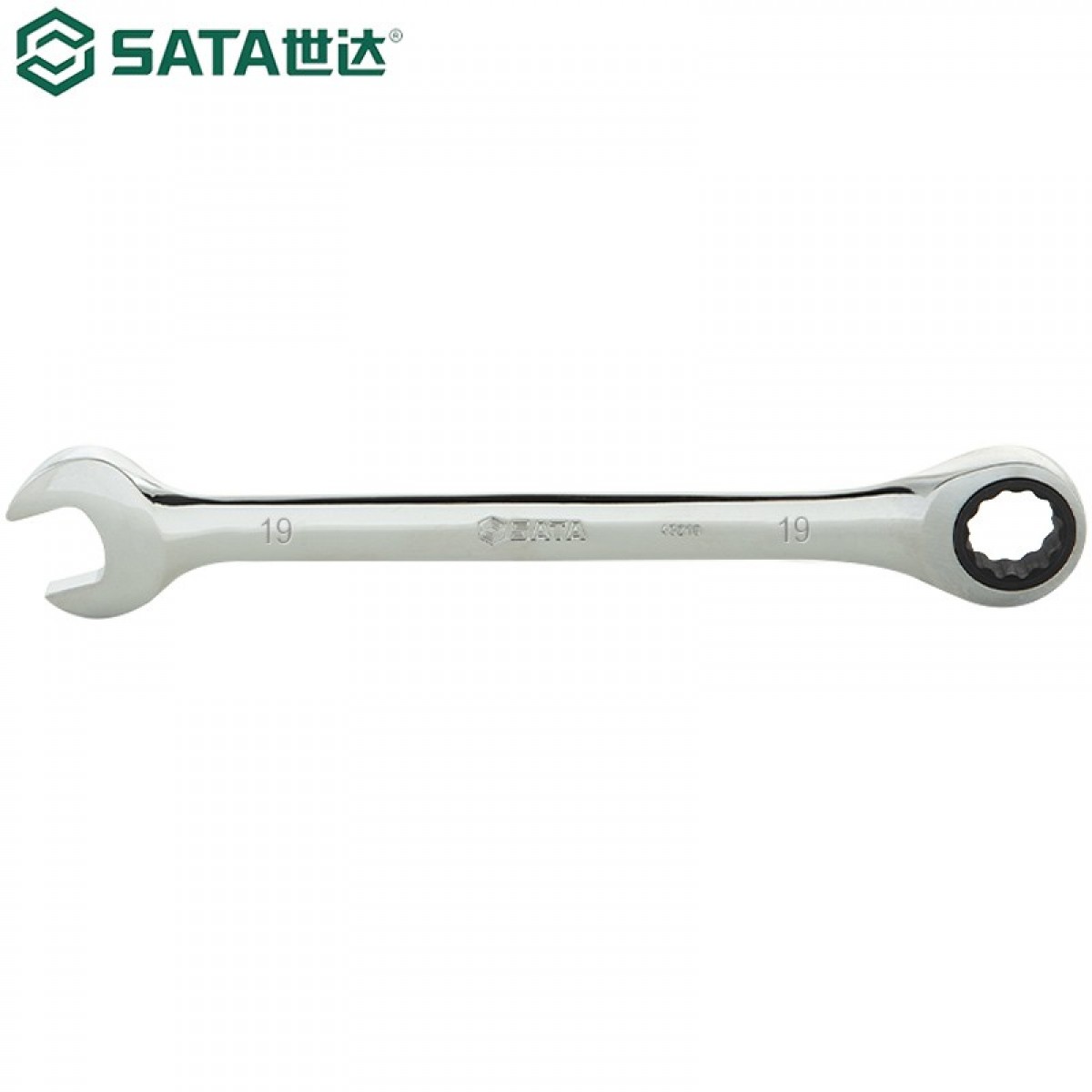 世达 43212 全抛光两用快扳19MM 单位：把