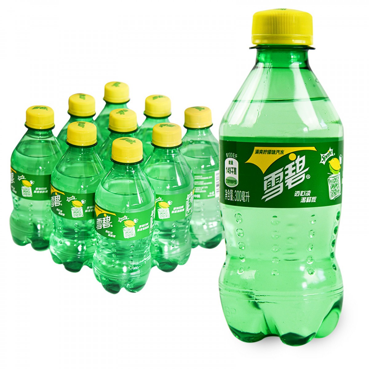 可口可乐 雪碧300ml*12瓶碳酸饮料迷你整箱汽水
