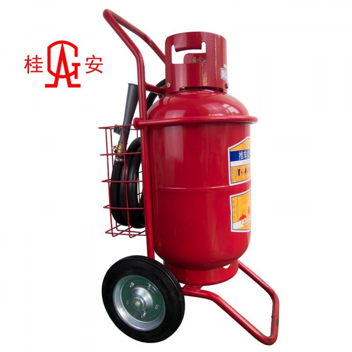 桂安 MFTZ/ABC30 推车式干粉灭火器30kg 仓库厂房油库手推式灭火器大车用定制 单位：具