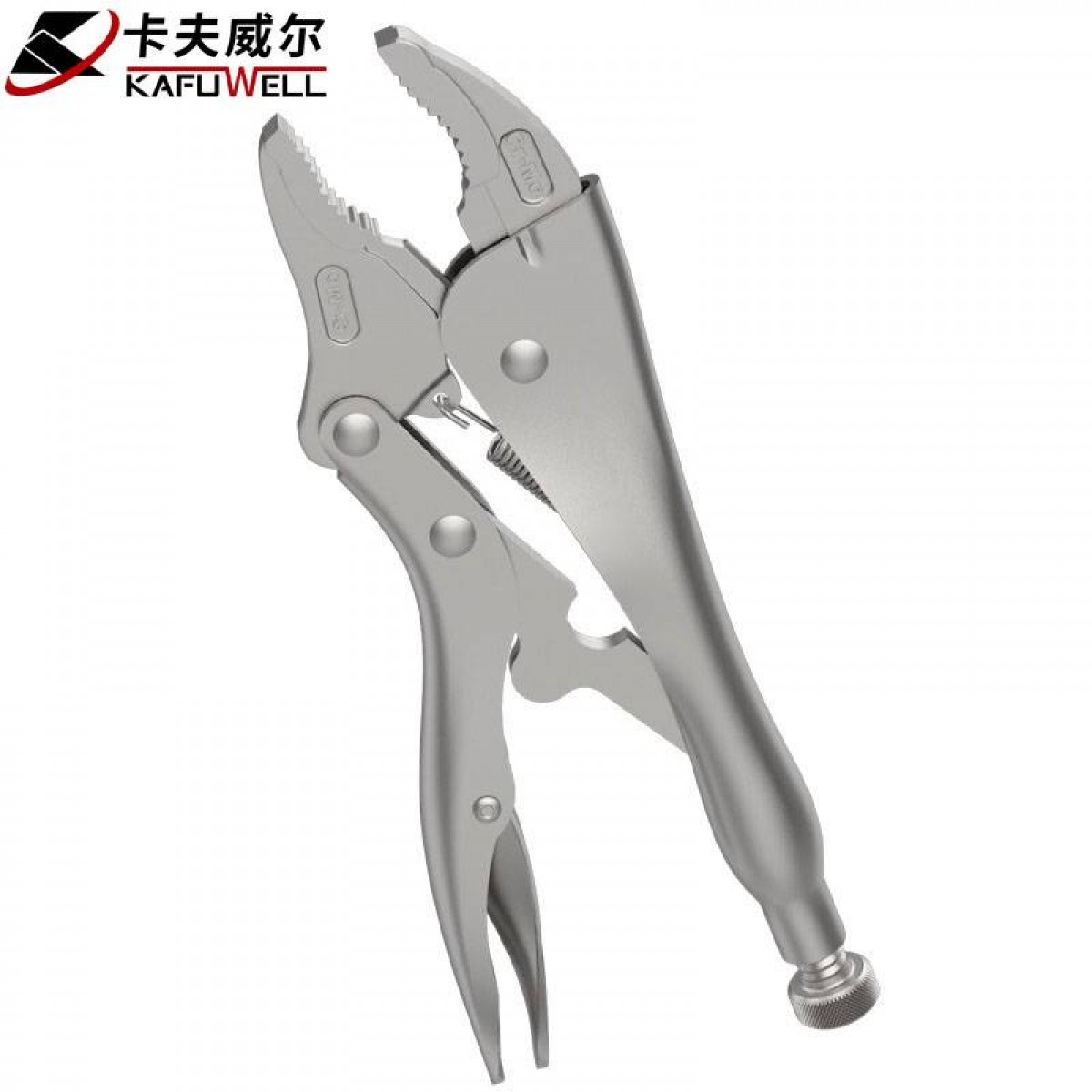 卡夫威尔 7寸圆嘴大力钳子 万用重型圆口夹持钳 PC4007H