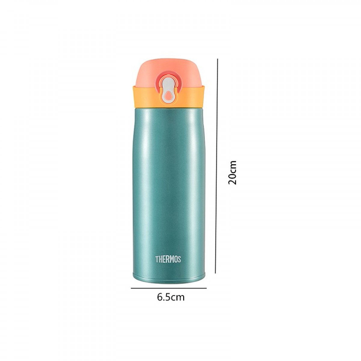 膳魔师（THERMOS）保温杯水杯316L高真空不锈钢杯子400ml TCME-400S 湖蓝色 单位：个