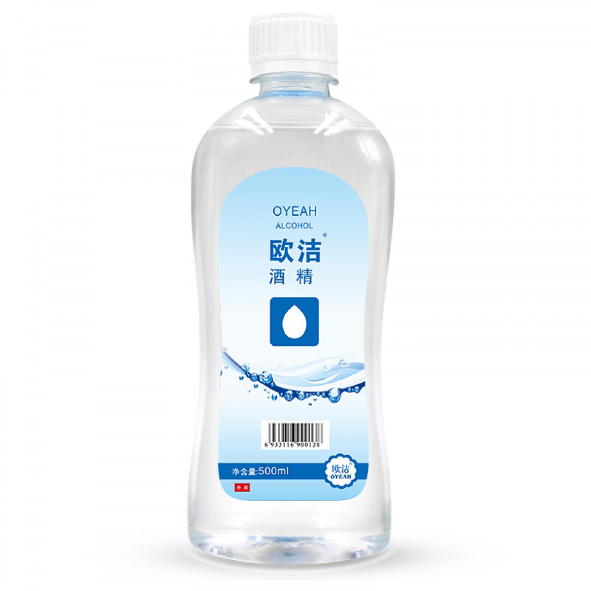 欧洁（oyeah）95%酒精500ml 高浓度清洁燃烧酒精 单位：瓶 10瓶起订