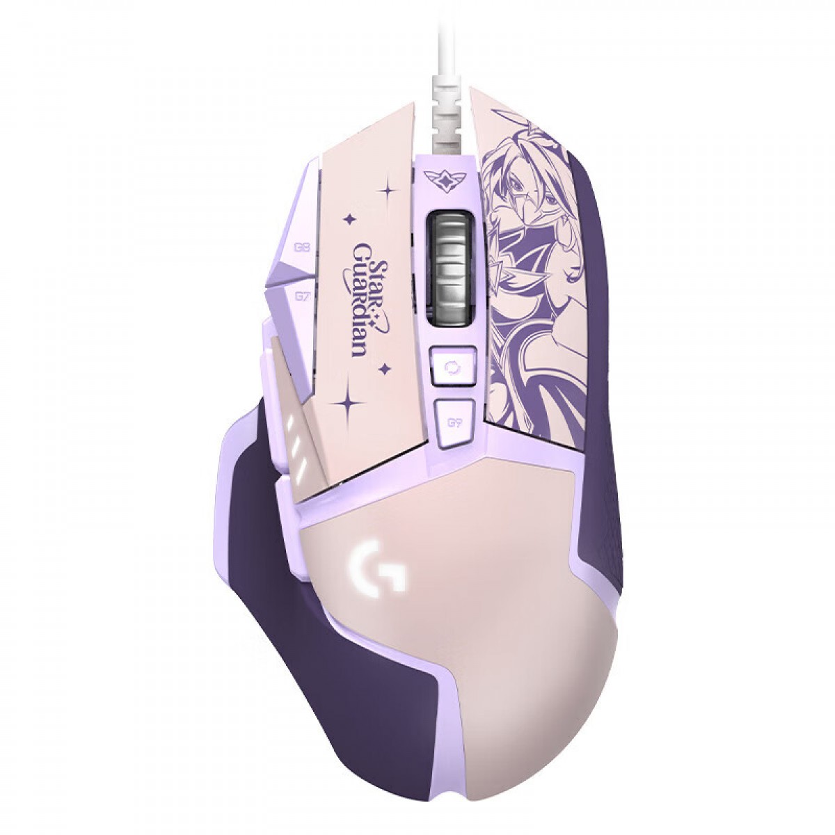 罗技（G） G502HERO星之守护者有线游戏鼠标电竞机械RGB可配重LOL英雄联盟限定版 G502SG阿卡丽限定版+G840套装