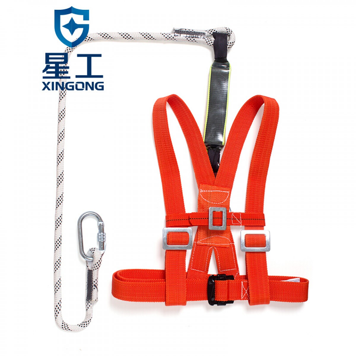 星工（XINGGONG）安全带 高空防坠落 工地施工架子工 单绳双背带缓冲包安全带 XGD-1 单位：条