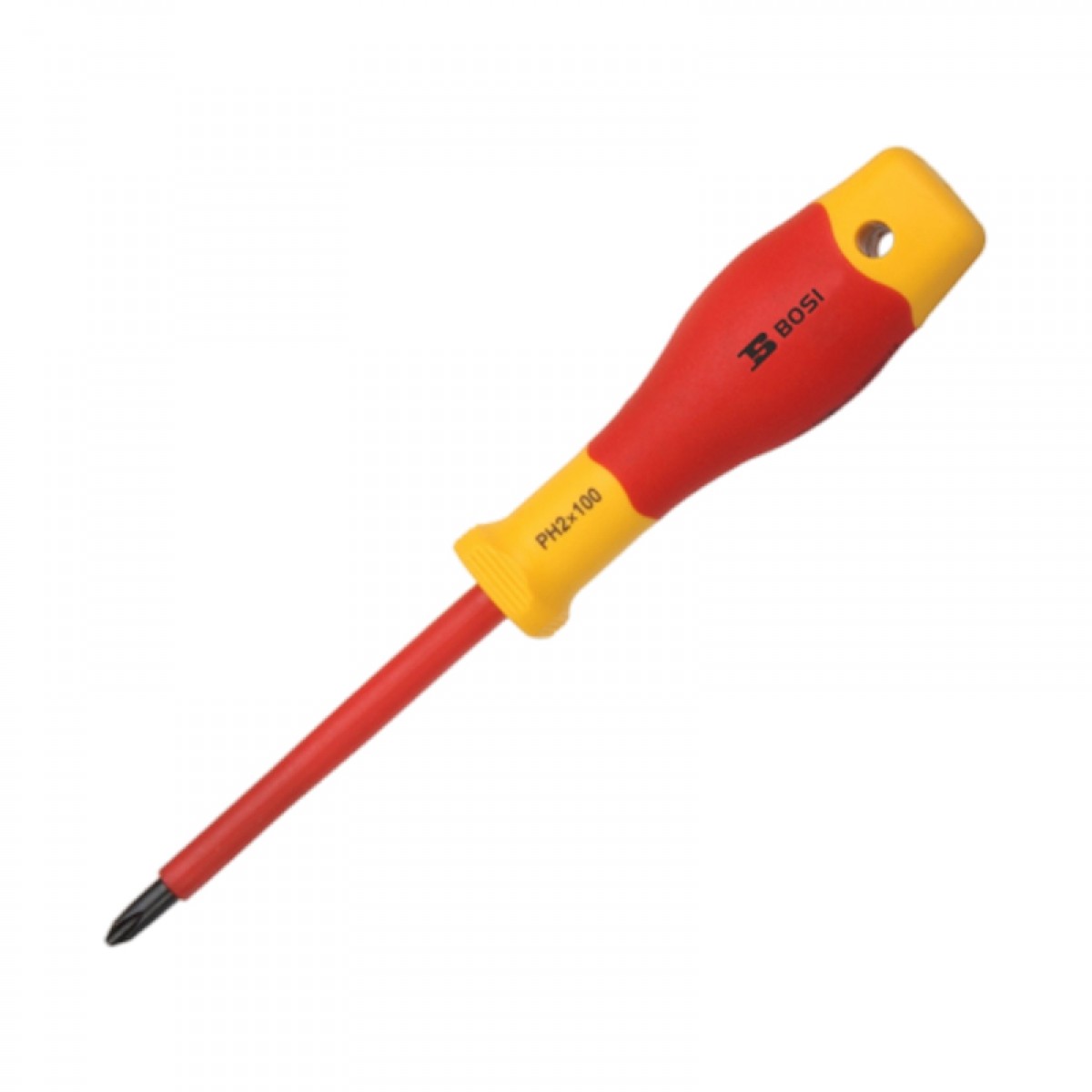 波斯工具（BOSI TOOLS）VDE绝缘十字螺丝批 BS600024 PH3*150mm/把