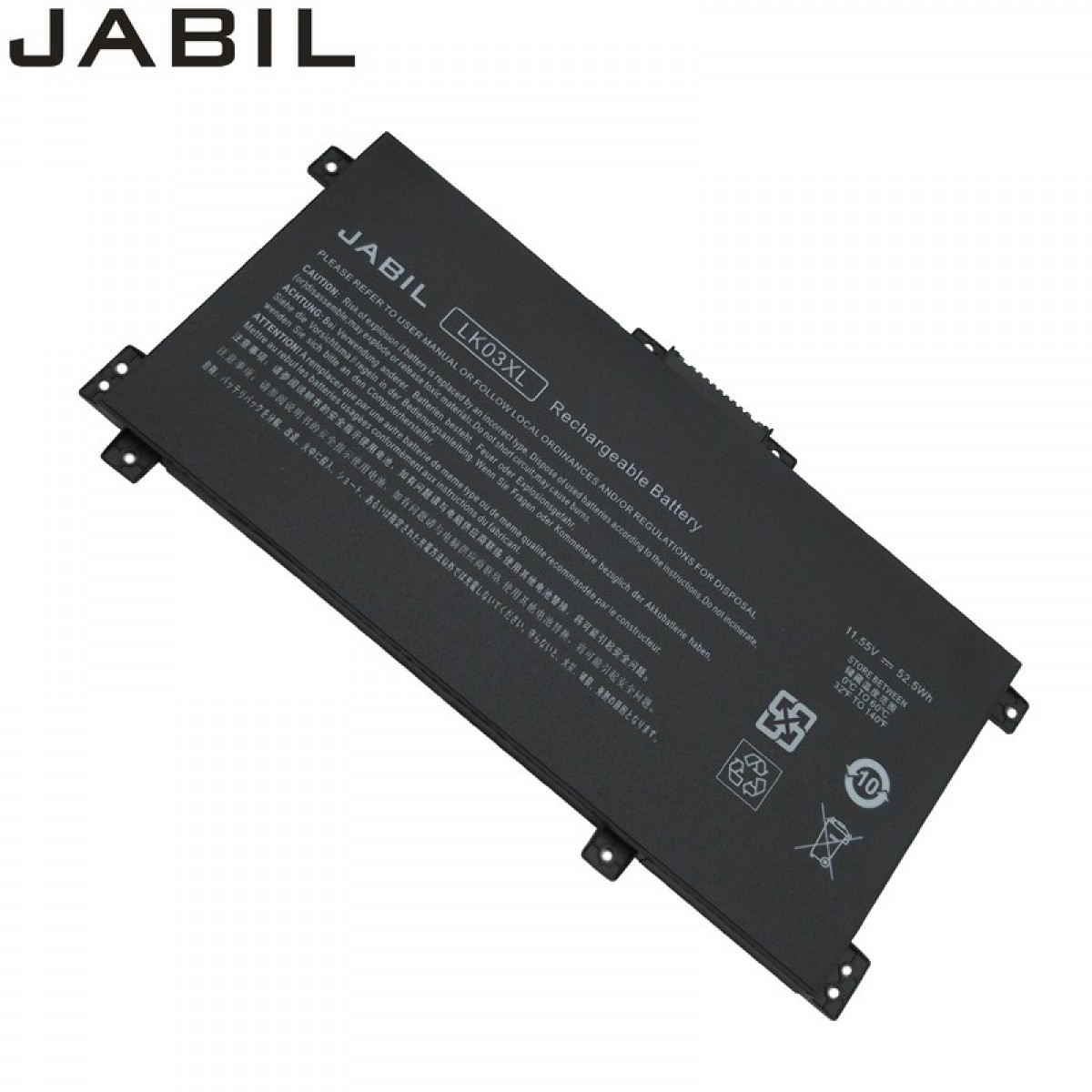 JABIL适用HP惠普ENVY TPN-W127 TPN-W134 LK03XL 15-bp101TX/102TX/104TX/107TX 15-cn1003TX 笔记本电池