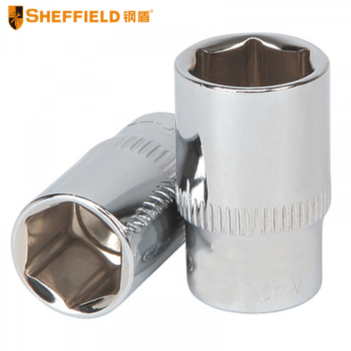钢盾 SHEFFIELD S010104 6.3mm系列公制6角标准套筒4mm系列公制六角套筒1/4标准六角旋具套筒板 10个起订