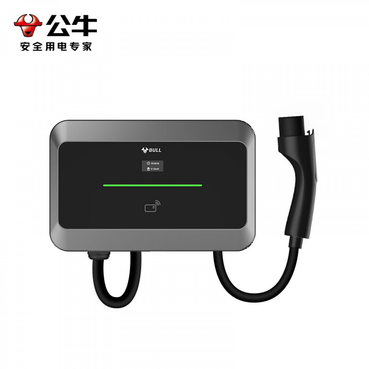 公牛新能源汽车交流充电桩【D3-A32CA】32A/220V/7KW适用比亚迪理想广汽蔚来小鹏吉利上汽 标准款单机版
