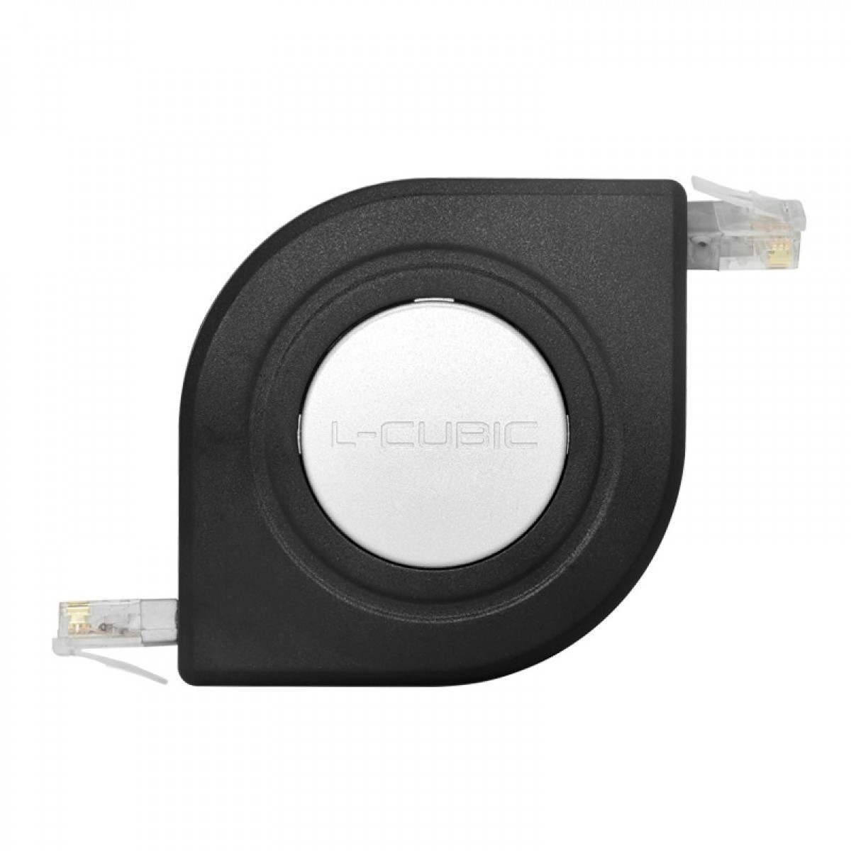酷比客（L-CUBIC） 酷比客/L-CUBIC at6 六类8芯便携式家用高速千兆伸缩网线 黑色 5米  单位：条