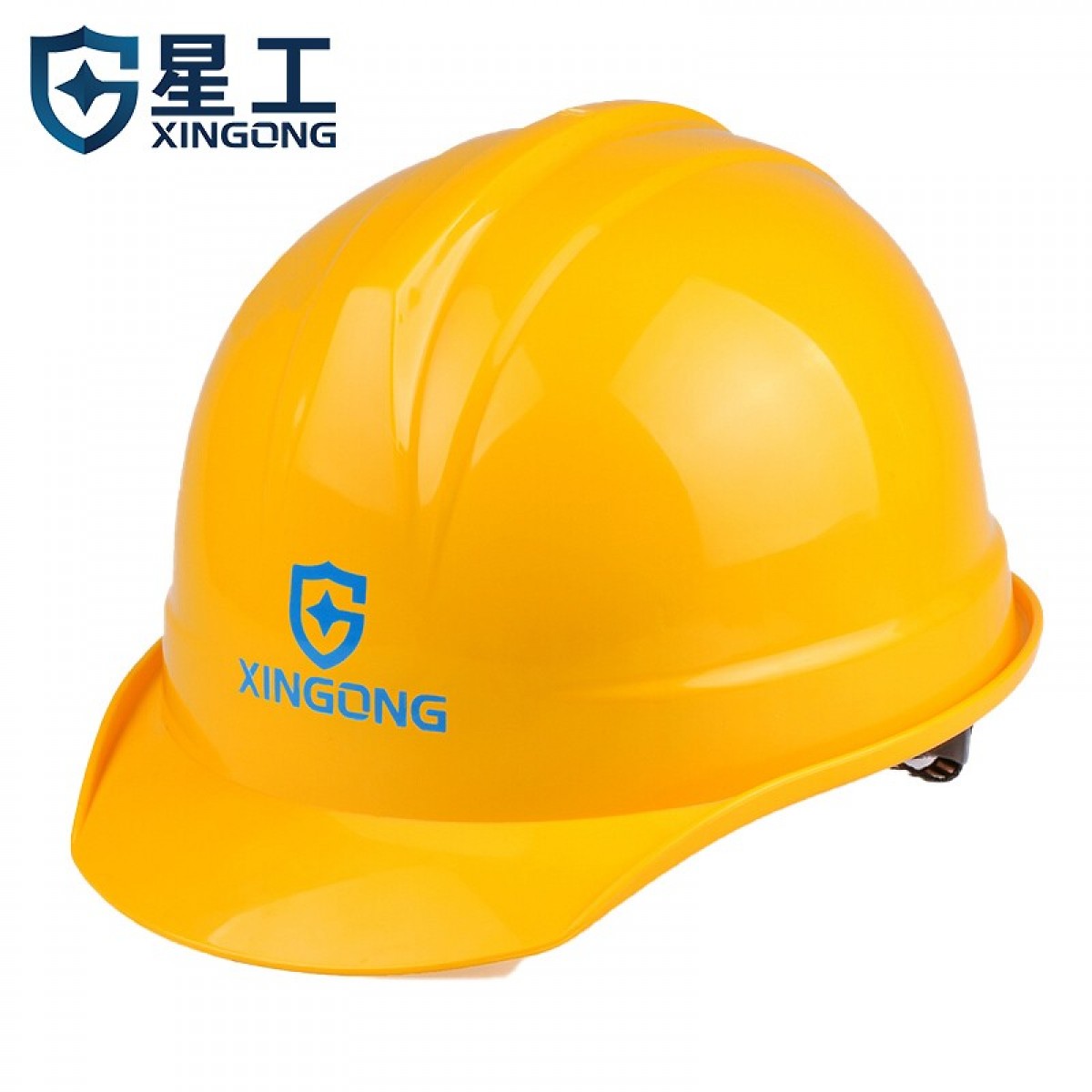 星工（XINGGONG）安全帽 ABS电力施工建筑工程工地新国标头部防护安全帽A-2 黄色