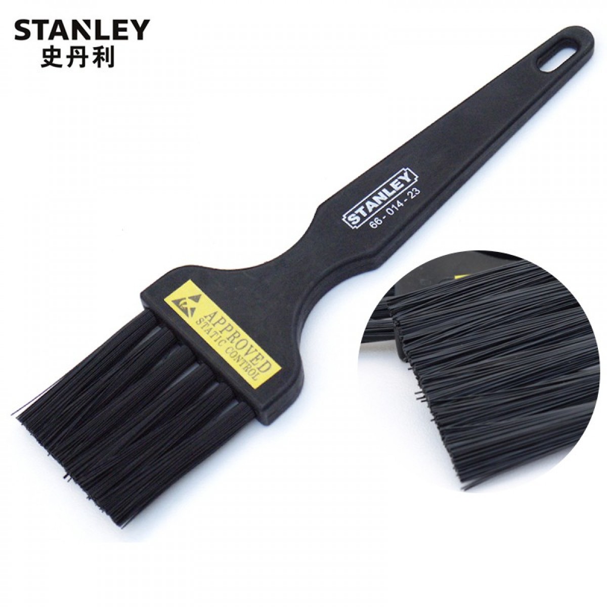 史丹利/STANLEY 中型防静电排刷子 除尘小刷子 直柄排刷笔形牙刷型毛刷清洁刷电路小刷子 可定制 66-014-23