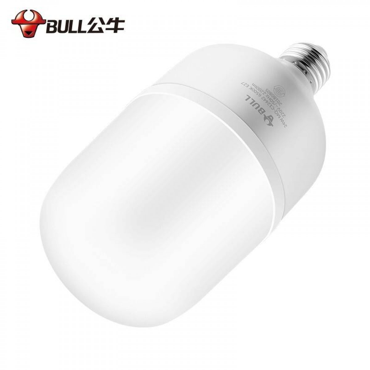 公牛 led灯泡节能灯泡e27螺口护眼大电灯泡台灯 小吊灯高亮球泡 螺旋白光高亮照明螺旋房车柱形灯（15W球泡灯白光6500KE27螺口/10只）