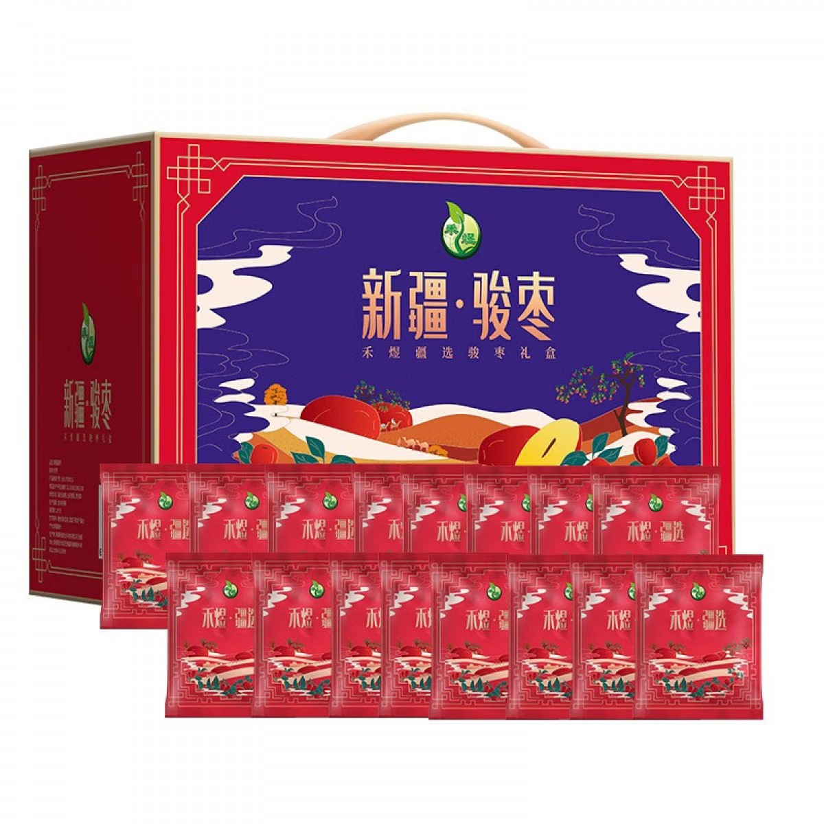 禾煜（HEYU） 杂粮干货礼盒 不熏不掺不染 五谷杂粮礼盒 粥料礼盒 骏枣礼盒2kg 单位：盒