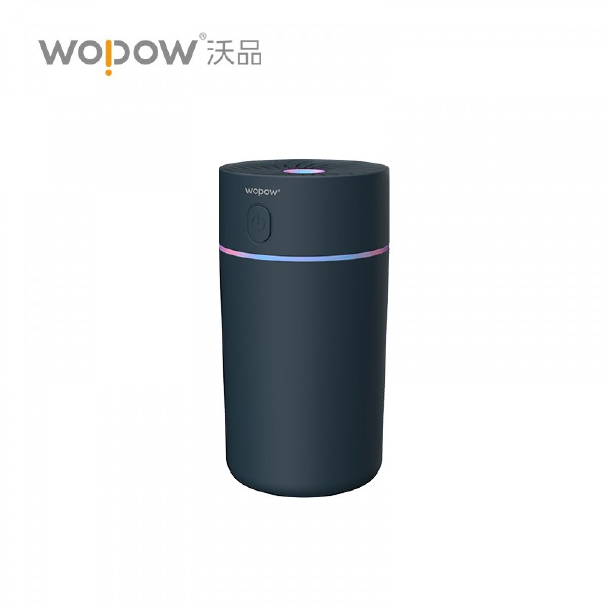 沃品 （WOPOW）HM03P 七彩杯加湿器 迷你便携氛围灯加湿器车内家用办公室大容量  蓝色 单位：个