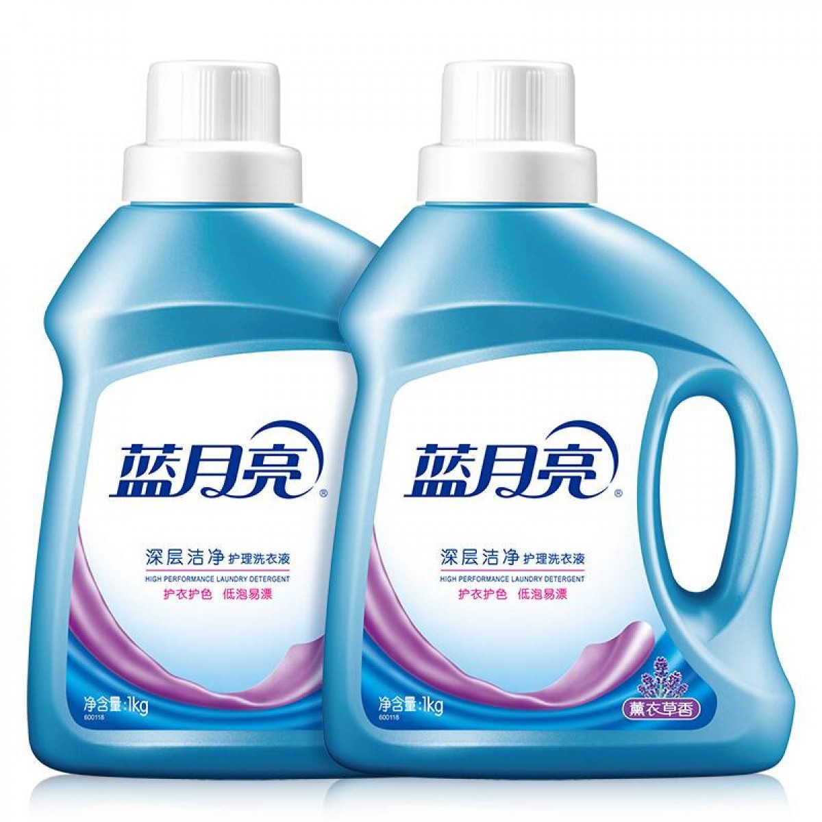 蓝月亮 洗衣液 机洗手洗 深层洁净1kg*2瓶装 薰衣草香 单位：瓶