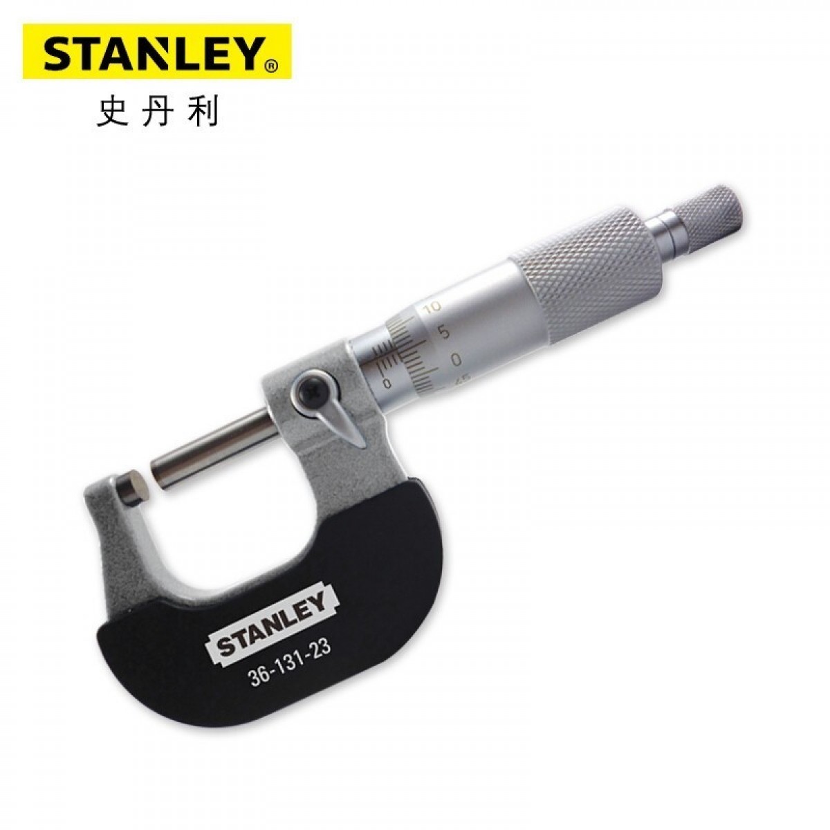 史丹利（STANLEY）机械外径千分尺机械螺旋测微器螺纹测厚仪分厘卡丝卡 36-131-23（0-25MM）