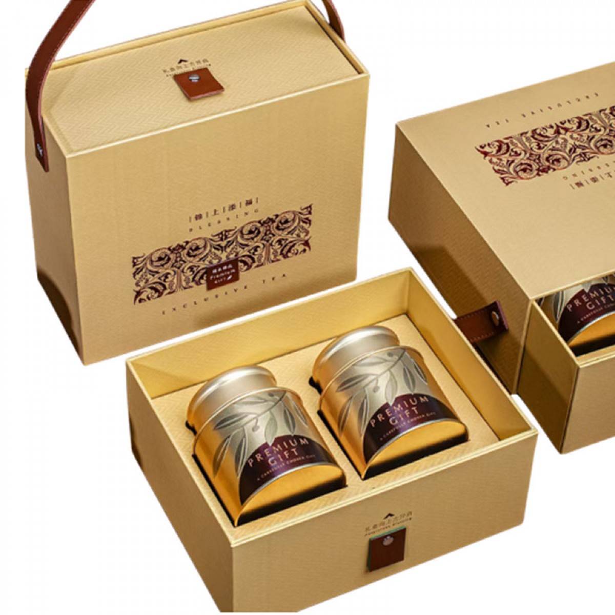 港茗茶品 锯朵仔（杏仁香）400g 礼盒装200g*2罐 凤凰乌岽清香型 单枞乌龙茶单丛潮州茶叶 礼盒装400g