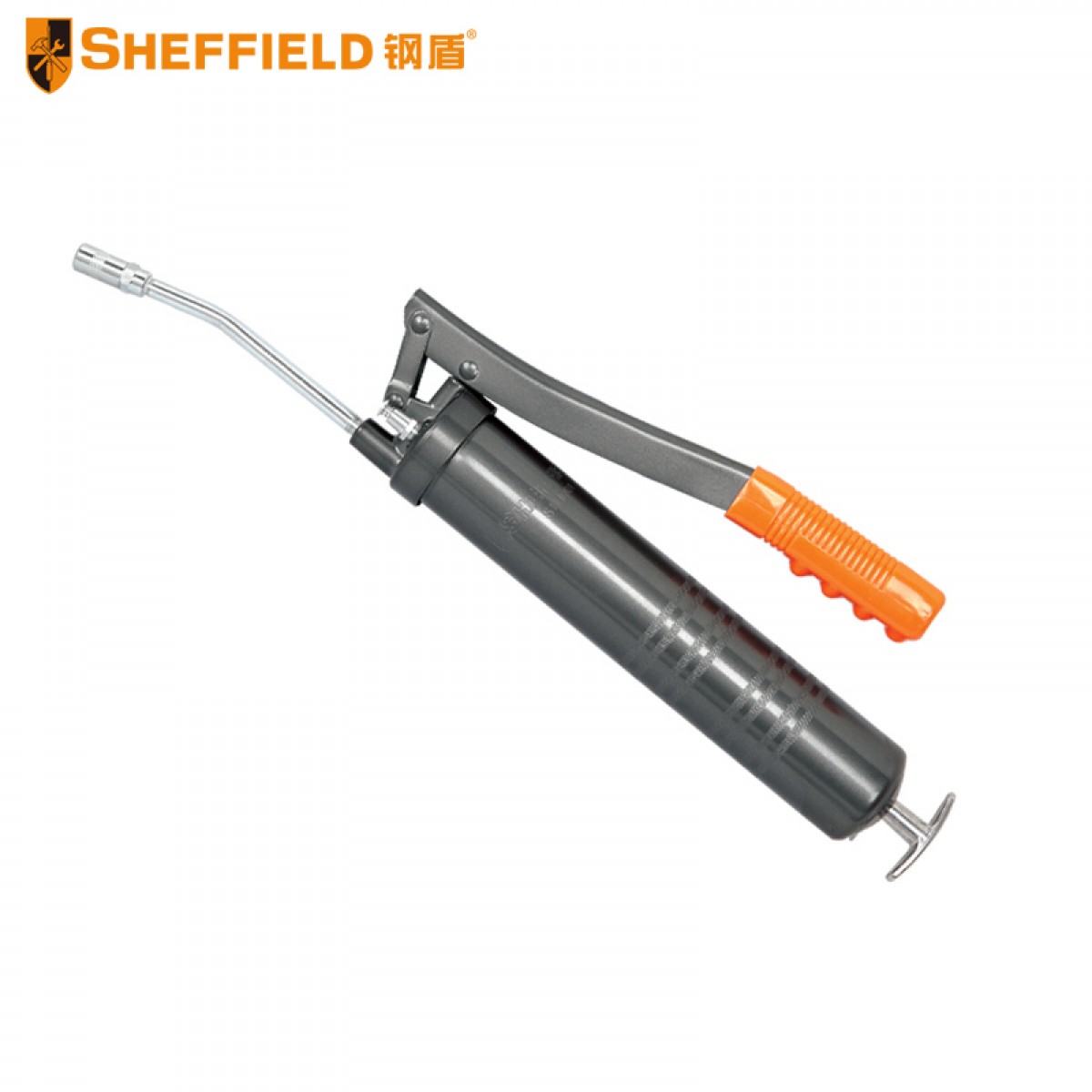 钢盾 SHEFFIELD S111001 专业级手用黄油枪400cc 黄油加注器单压加油枪