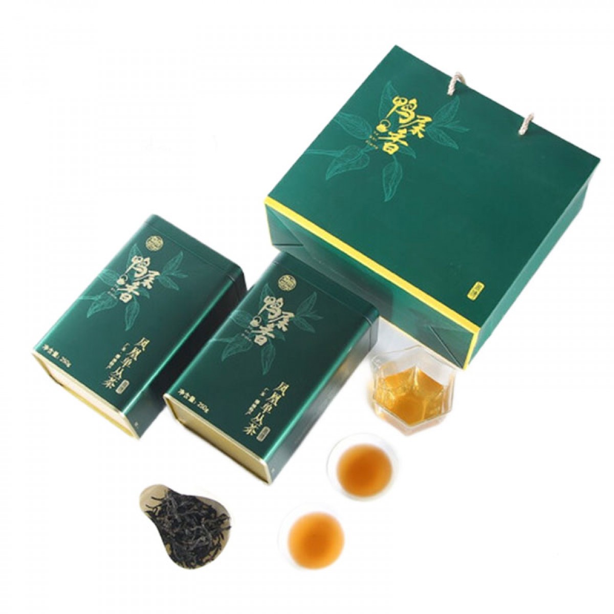 港茗茶品 500g鸭屎香 新茶特级 250g*2罐盒装 春茶 凤凰乌岽清香型单枞 乌龙茶单丛潮州 250g*2罐