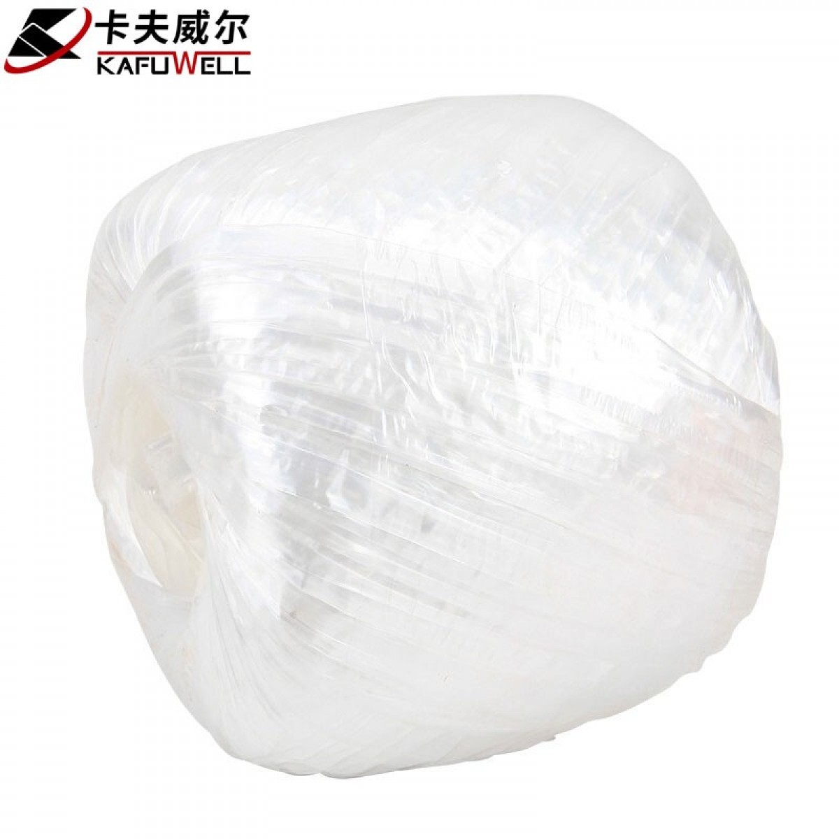 卡夫威尔 尼龙绳子捆绑用打包绳子 塑料撕裂绳捆扎绳撕裂带 包装绳草球绳封包扎带 白色150g YJ3512 单位：卷 20卷起订